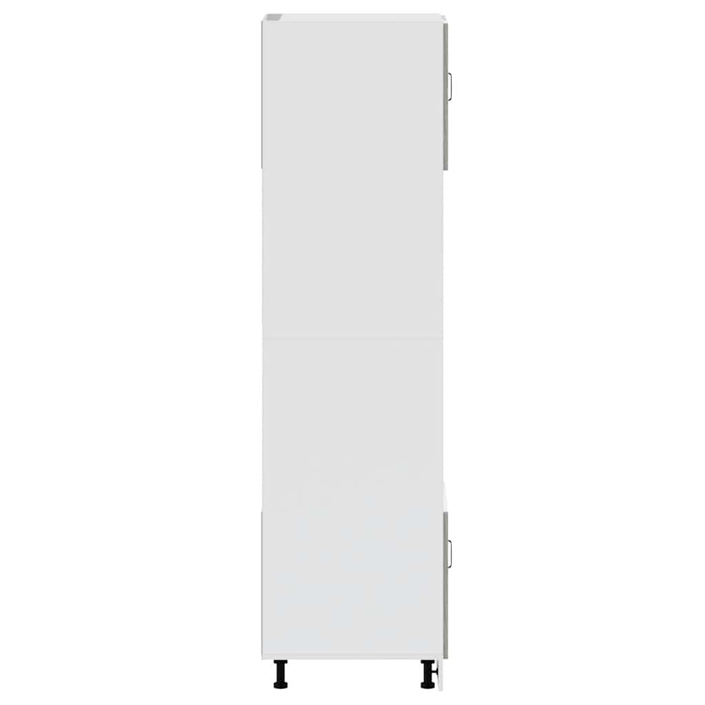 vidaXL Oven Cabinets 2 pcs Porto Grey Sonoma Engineered Wood