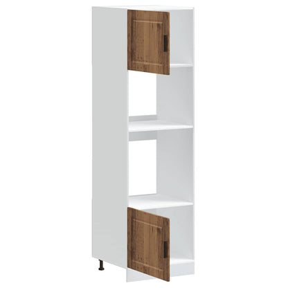 vidaXL Oven Cabinets 2 pcs Porto Old Wood Engineered Wood