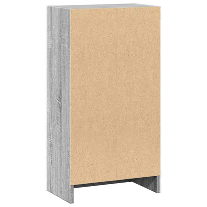 vidaXL Bookcase Grey Sonoma 40x24x76 cm Engineered Wood