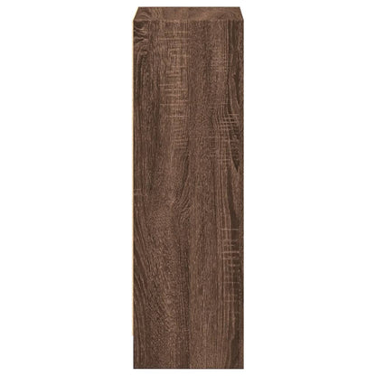 vidaXL Bookcase Brown Oak 40x24x76 cm Engineered Wood
