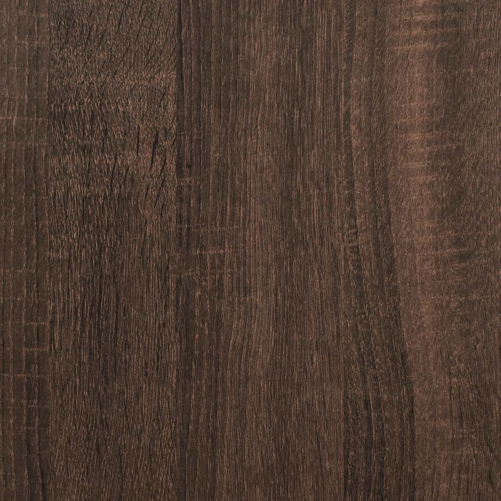 vidaXL Bookcase Brown Oak 40x24x76 cm Engineered Wood