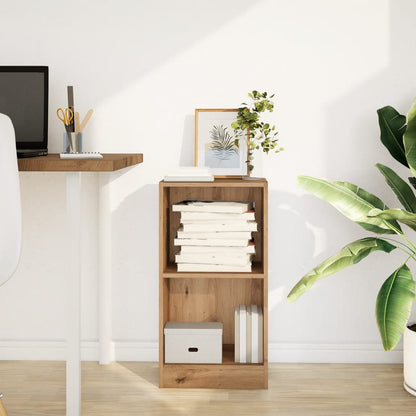 vidaXL Bookcase Artisian Oak 40x24x76 cm Engineered Wood