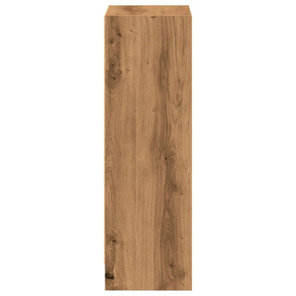 vidaXL Bookcase Artisian Oak 40x24x76 cm Engineered Wood