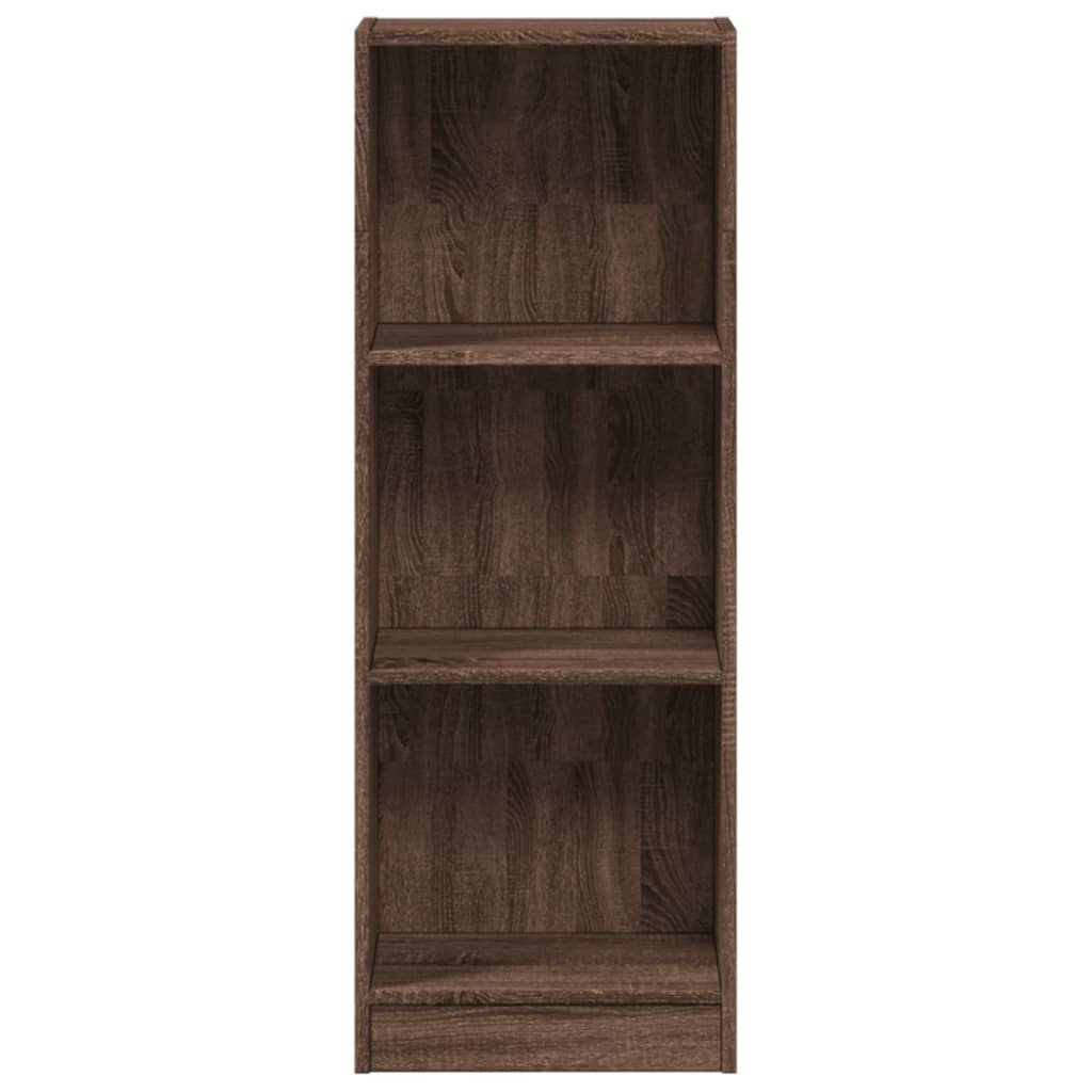 vidaXL Bookcase Brown Oak 40x24x109 cm Engineered Wood