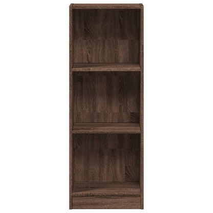 vidaXL Bookcase Brown Oak 40x24x109 cm Engineered Wood