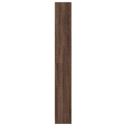 vidaXL Bookcase Brown Oak 40x24x176 cm Engineered Wood