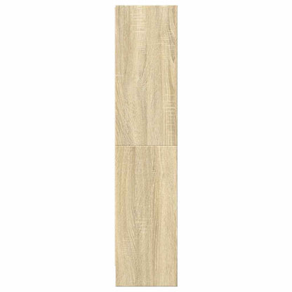 vidaXL Bookcase Sonoma Oak 60x24x109 cm Engineered Wood