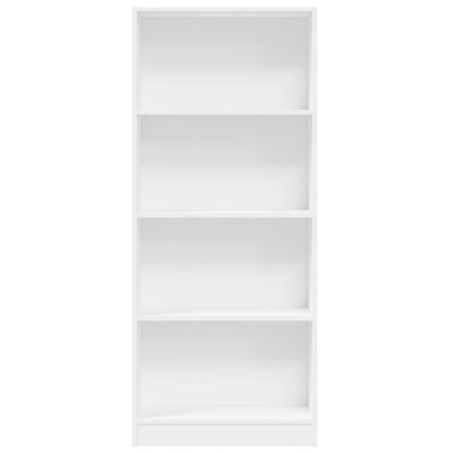 vidaXL Bookcase White 60x24x143 cm Engineered Wood