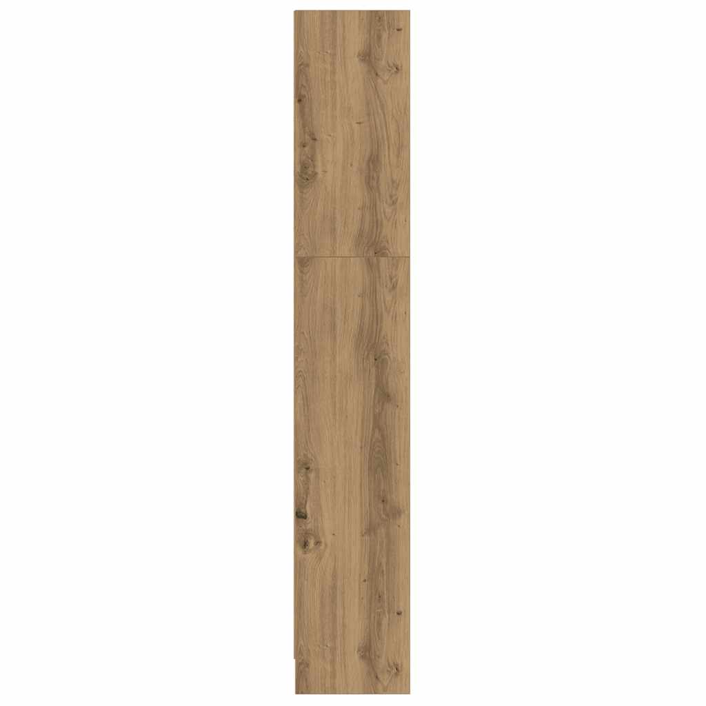 vidaXL Bookcase Artisian Oak 60x24x143 cm Engineered Wood