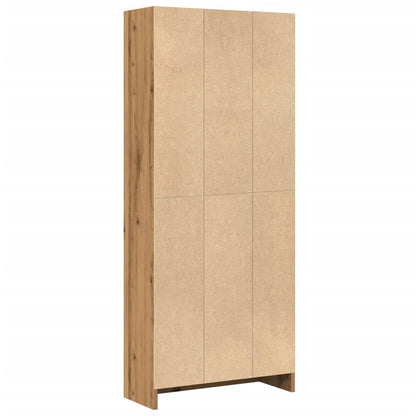 vidaXL Bookcase Artisian Oak 60x24x143 cm Engineered Wood