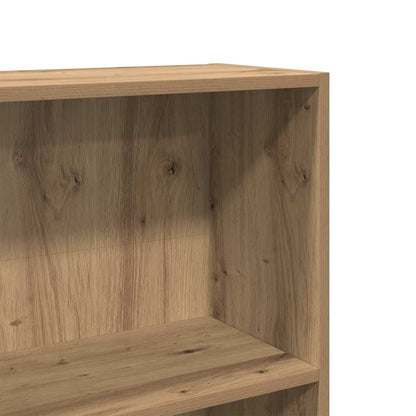 vidaXL Bookcase Artisian Oak 60x24x143 cm Engineered Wood