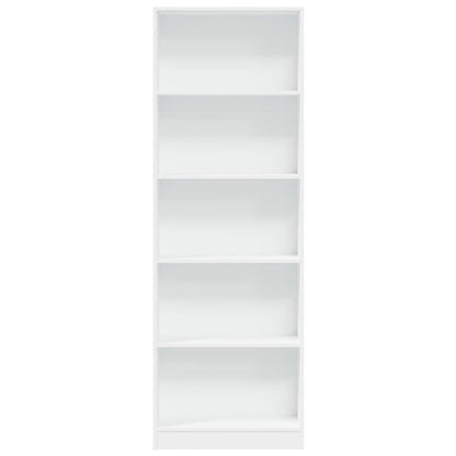 vidaXL Bookcase White 60x24x176 cm Engineered Wood