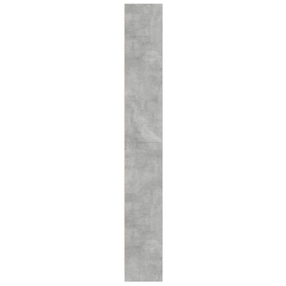 vidaXL Bookcase Concrete Grey 60x24x176 cm Engineered Wood