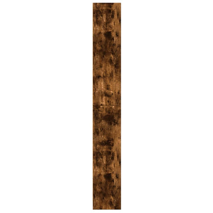 vidaXL Bookcase Smoked Oak 60x24x176 cm Engineered Wood