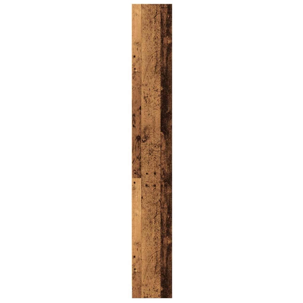 vidaXL Bookcase Old Wood 60x24x176 cm Engineered Wood