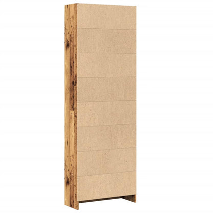vidaXL Bookcase Old Wood 60x24x176 cm Engineered Wood