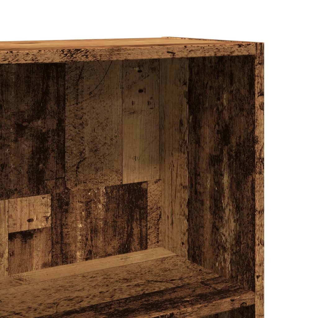 vidaXL Bookcase Old Wood 60x24x176 cm Engineered Wood