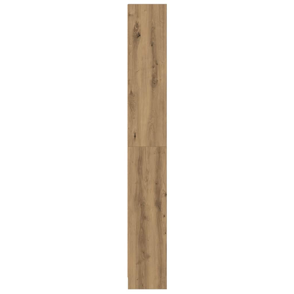 vidaXL Bookcase Artisian Oak 60x24x176 cm Engineered Wood