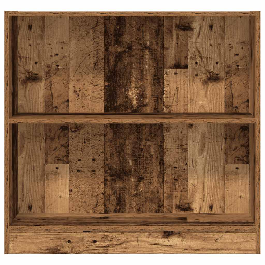 vidaXL Bookcase Old Wood 80x24x76 cm Engineered Wood