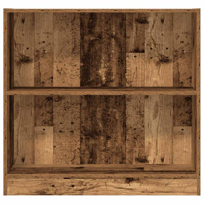 vidaXL Bookcase Old Wood 80x24x76 cm Engineered Wood