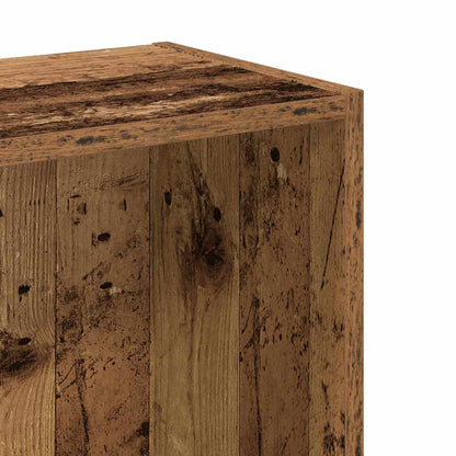 vidaXL Bookcase Old Wood 80x24x76 cm Engineered Wood