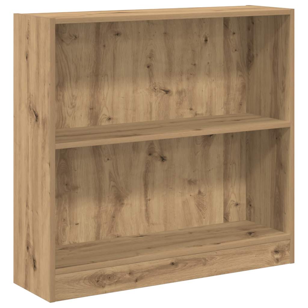 vidaXL Bookcase Artisian Oak 80x24x76 cm Engineered Wood