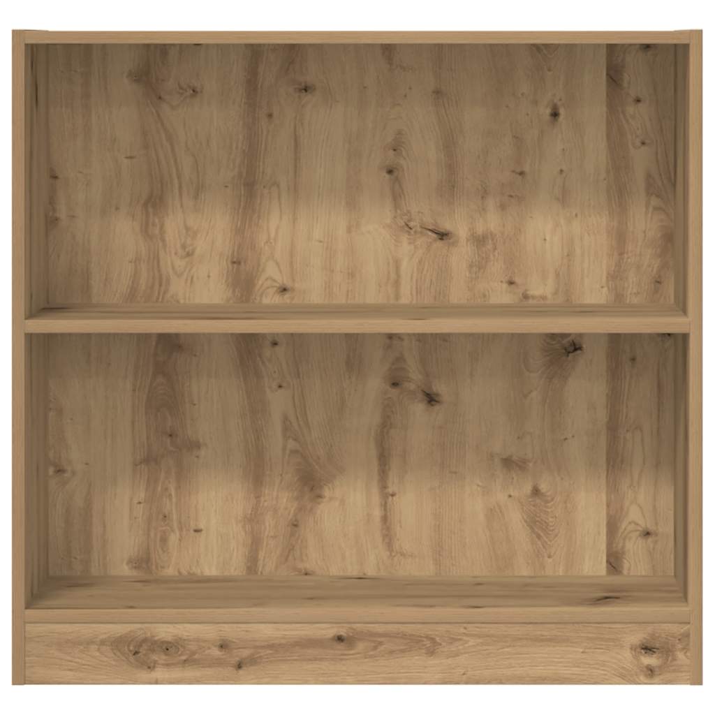 vidaXL Bookcase Artisian Oak 80x24x76 cm Engineered Wood