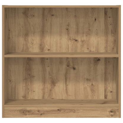 vidaXL Bookcase Artisian Oak 80x24x76 cm Engineered Wood
