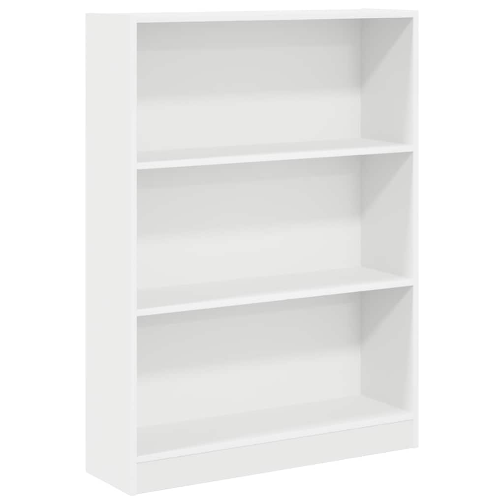vidaXL Bookcase White 80x24x109 cm Engineered Wood