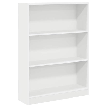 vidaXL Bookcase White 80x24x109 cm Engineered Wood