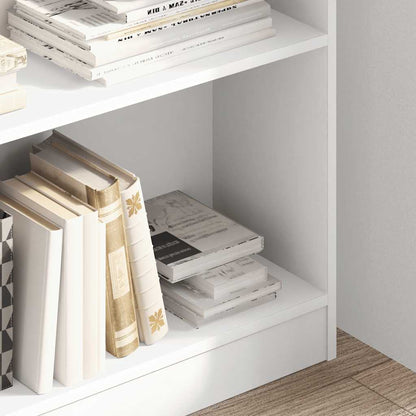 vidaXL Bookcase White 80x24x109 cm Engineered Wood