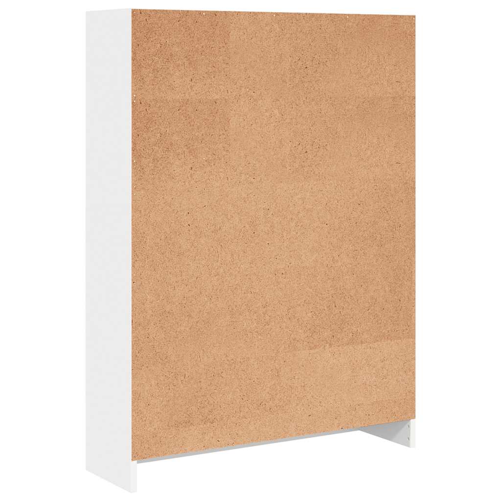 vidaXL Bookcase White 80x24x109 cm Engineered Wood