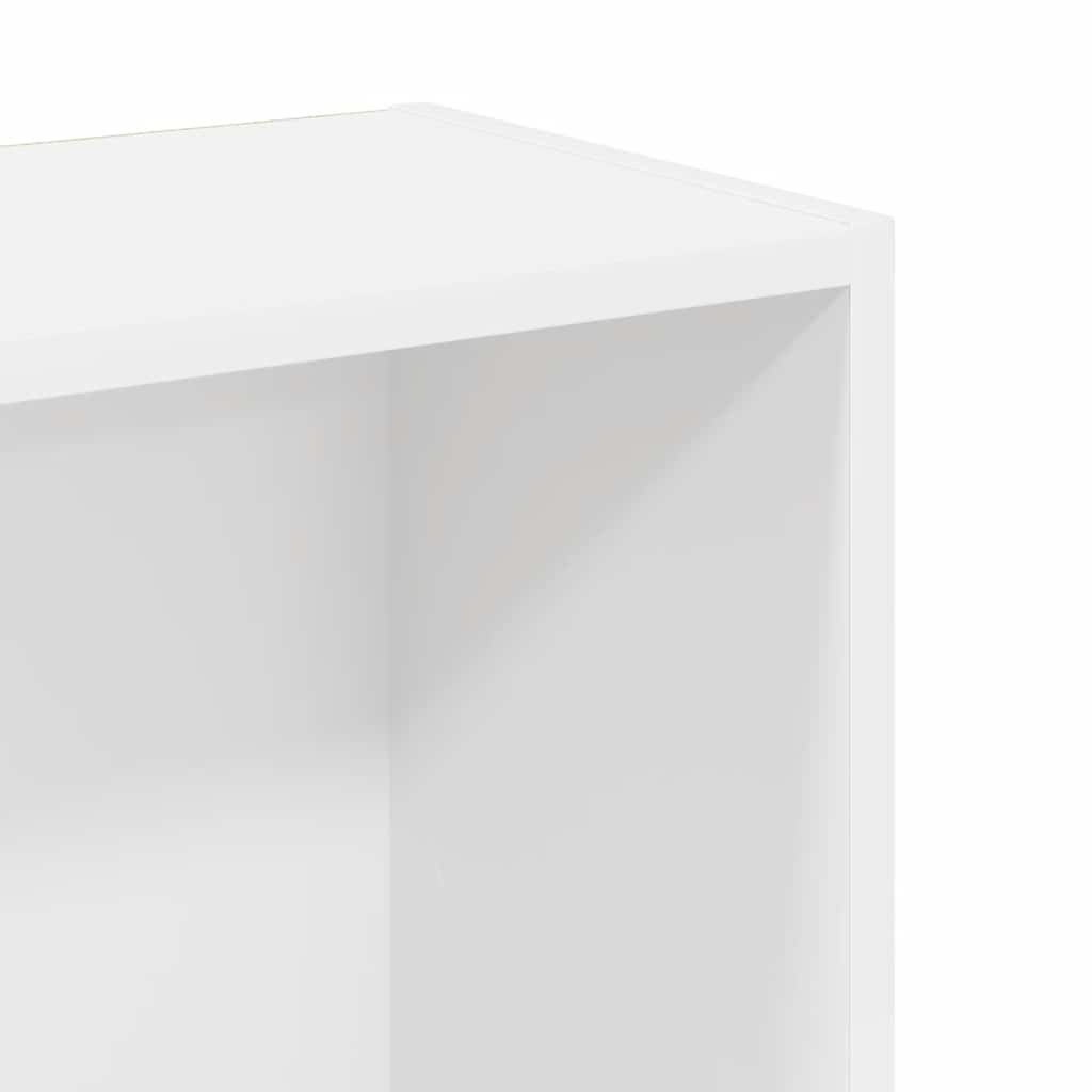 vidaXL Bookcase White 80x24x109 cm Engineered Wood