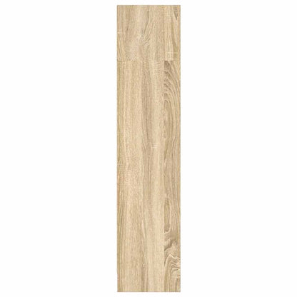 vidaXL Bookcase Sonoma Oak 80x24x109 cm Engineered Wood