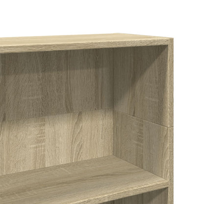 vidaXL Bookcase Sonoma Oak 80x24x109 cm Engineered Wood