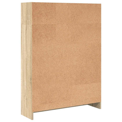 vidaXL Bookcase Sonoma Oak 80x24x109 cm Engineered Wood
