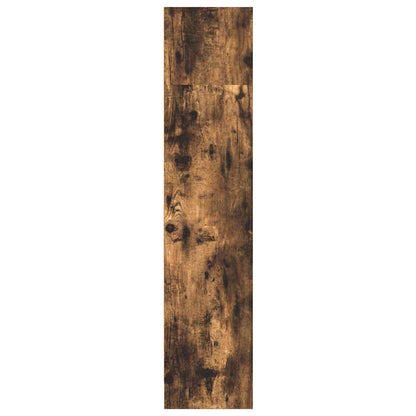 vidaXL Bookcase Smoked Oak 80x24x109 cm Engineered Wood