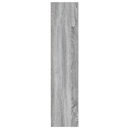 vidaXL Bookcase Grey Sonoma 80x24x109 cm Engineered Wood