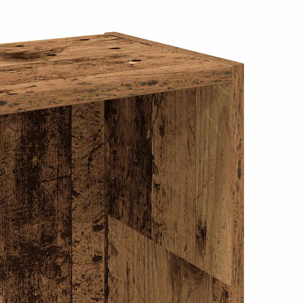 vidaXL Bookcase Old Wood 80x24x109 cm Engineered Wood