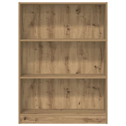 vidaXL Bookcase Artisian Oak 80x24x109 cm Engineered Wood