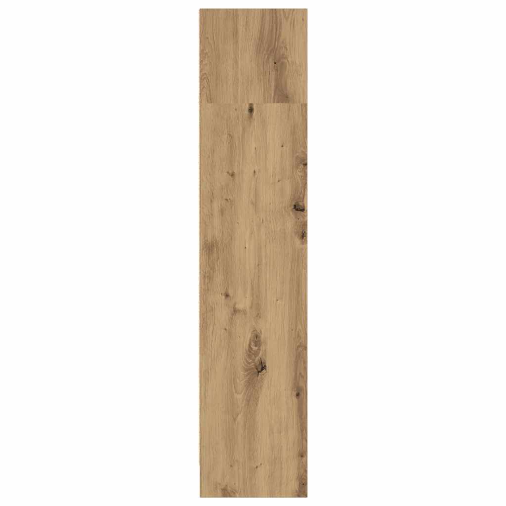 vidaXL Bookcase Artisian Oak 80x24x109 cm Engineered Wood