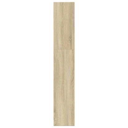 vidaXL Bookcase Sonoma Oak 80x24x143 cm Engineered Wood