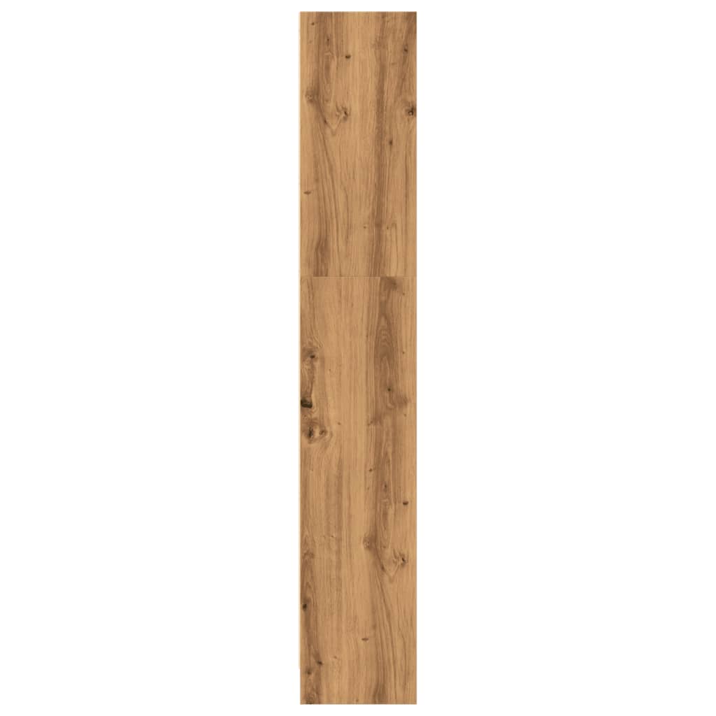 vidaXL Bookcase Artisian Oak 80x24x143 cm Engineered Wood