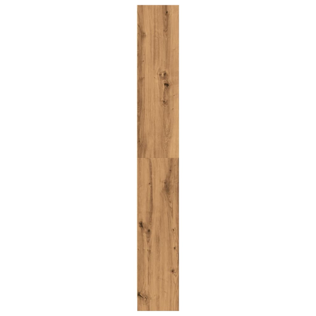 vidaXL Bookcase Artisian Oak 80x24x176 cm Engineered Wood