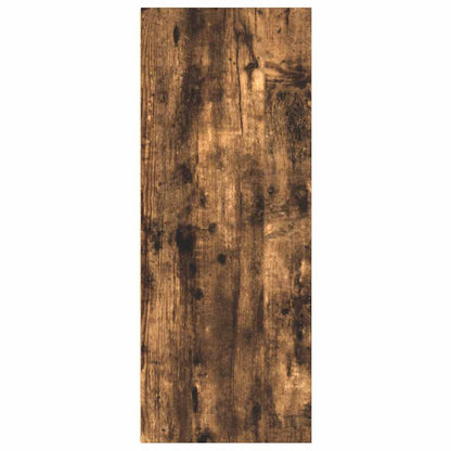 vidaXL Bookcase Smoked Oak 40x30x77 cm Engineered Wood