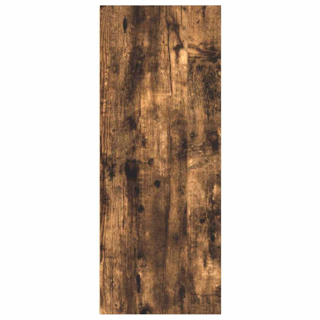 vidaXL Bookcase Smoked Oak 40x30x77 cm Engineered Wood