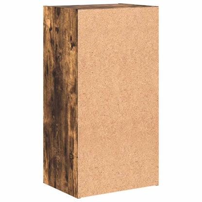 vidaXL Bookcase Smoked Oak 40x30x77 cm Engineered Wood