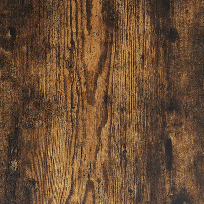 vidaXL Bookcase Smoked Oak 40x30x77 cm Engineered Wood