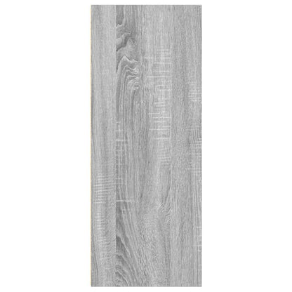 vidaXL Bookcase Grey Sonoma 40x30x77 cm Engineered Wood