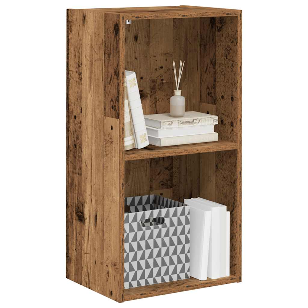 vidaXL Bookcase Old Wood 40x30x77 cm Engineered Wood